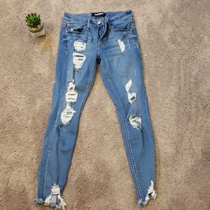 Express ripped skinny Jean